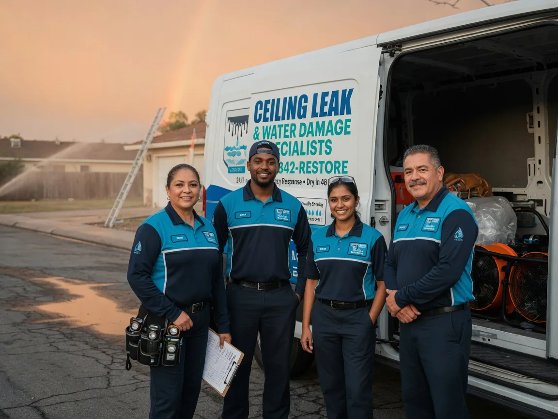 Ceiling Leak Cleanup company in Granby, MA